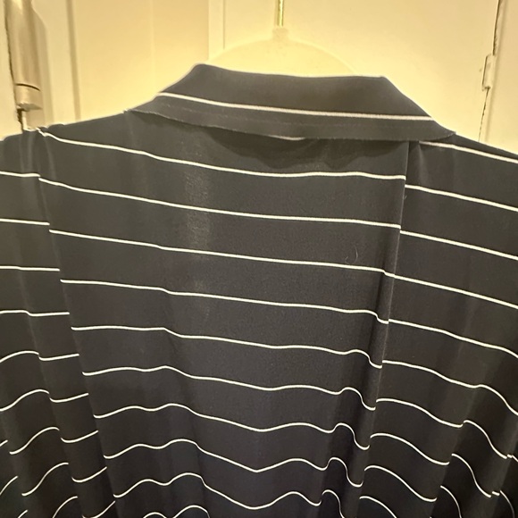 Navy Stripe Norma Kamali Dress - Picture 3 of 7